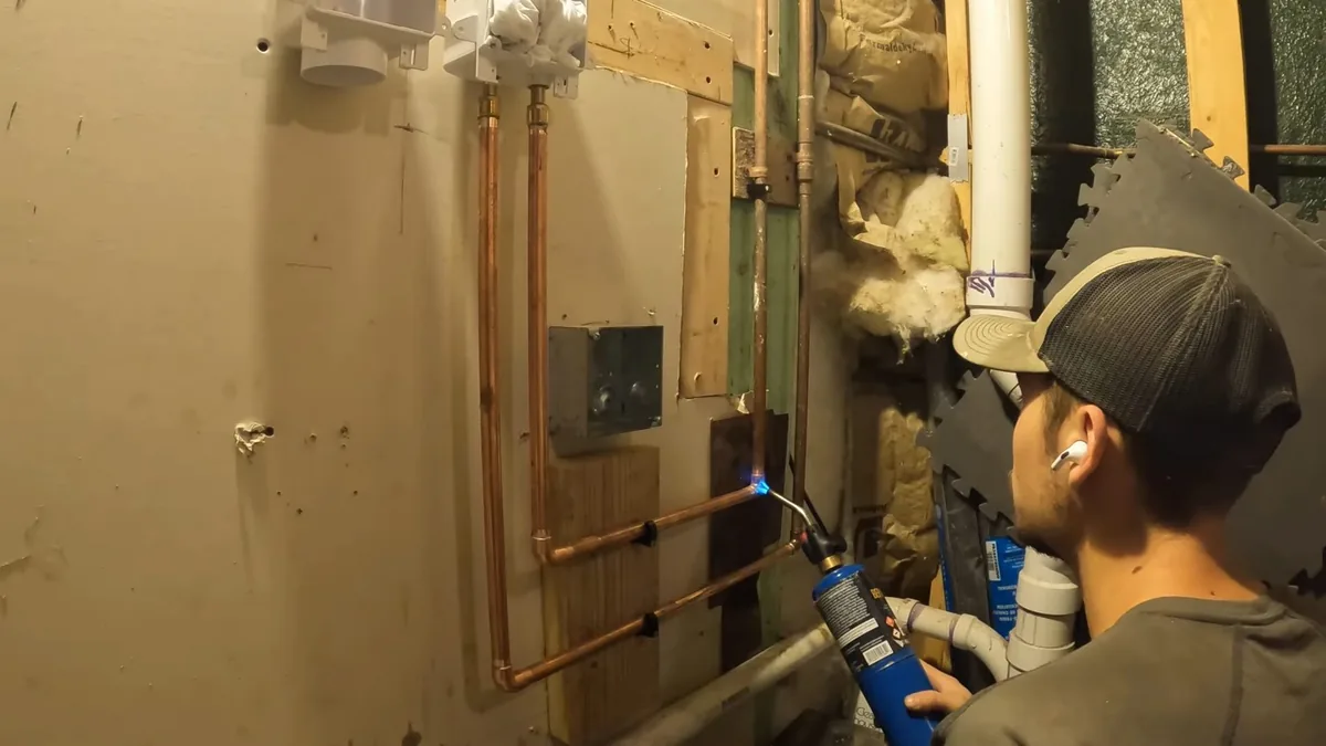 Crawlspace and basement plumbing lines being inspected or repaired for Plumber in Anaheim, CA in Anaheim