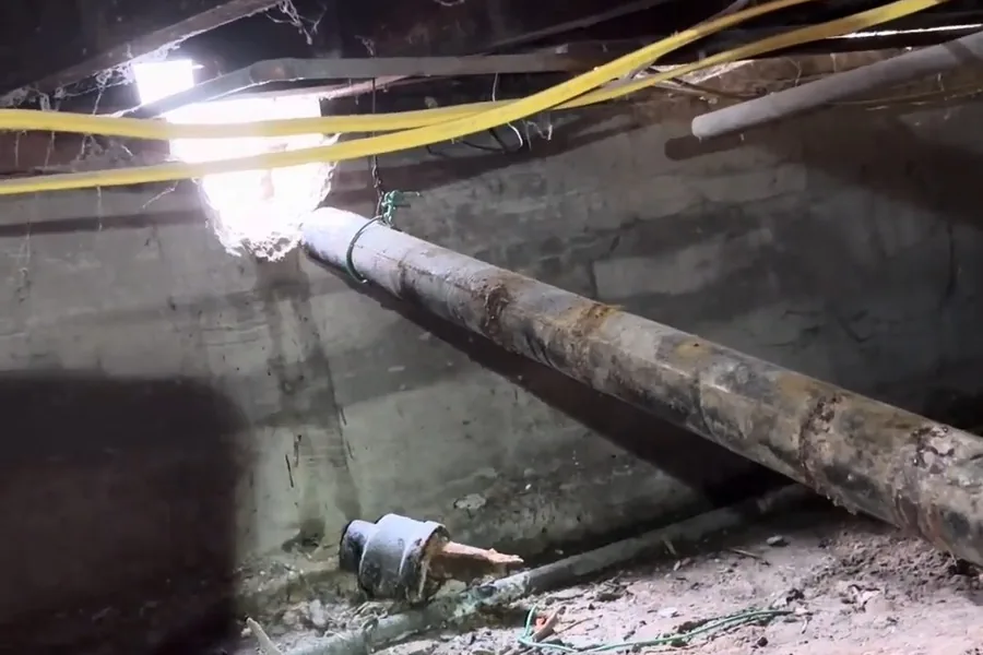 Crawlspace and basement plumbing lines being inspected or repaired for Plumber in Santa Ana, CA in Santa Ana