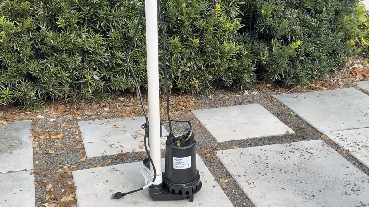 Sump pump basin and pump components during installation for Plumber Near Mile Square Park, Fountain Valley CA in Mile Square Park Area